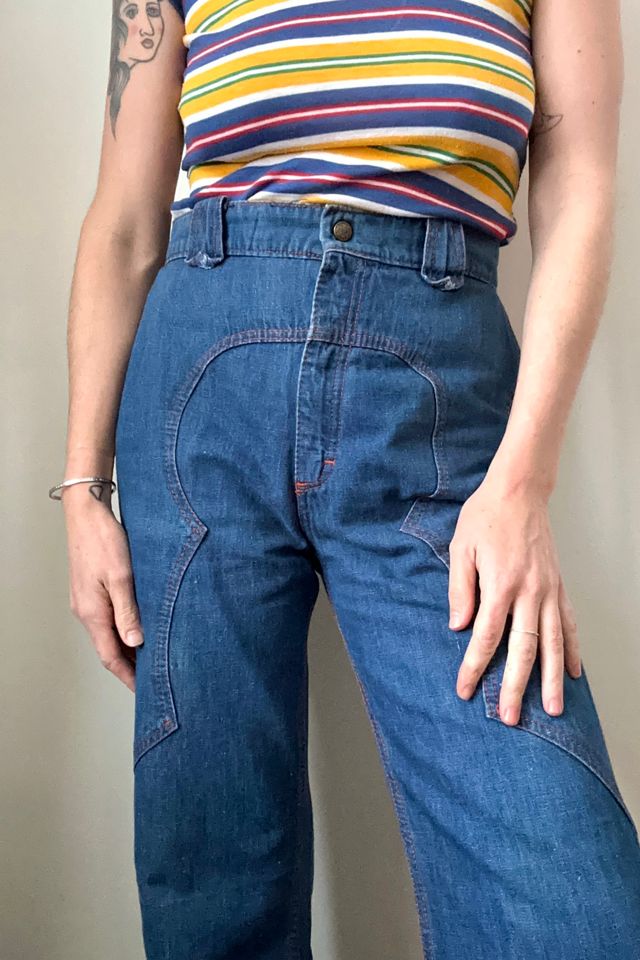 Vintage 1970s Dark Wide Leg Denim Selected by Grievous Angel Vintage #2