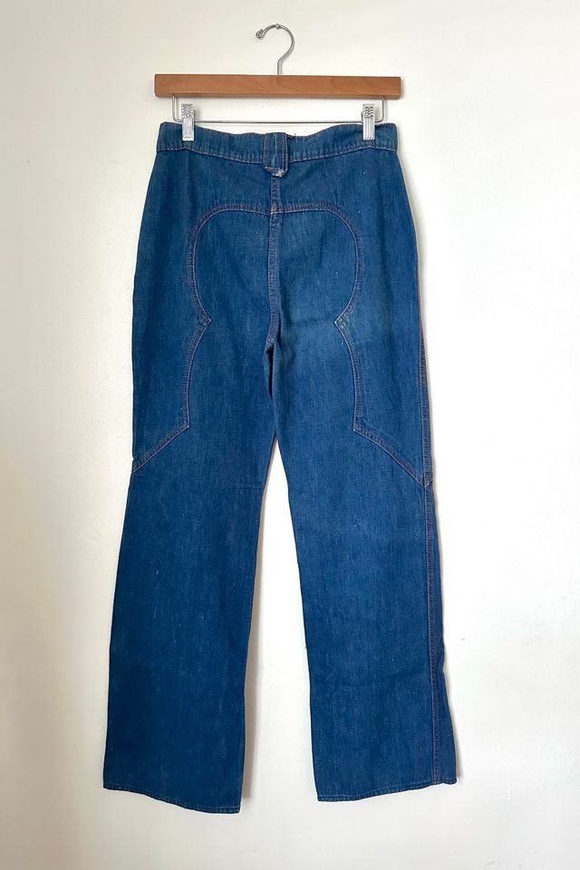 Vintage 1970s Dark Wide Leg Denim Selected by Grievous Angel Vintage #3