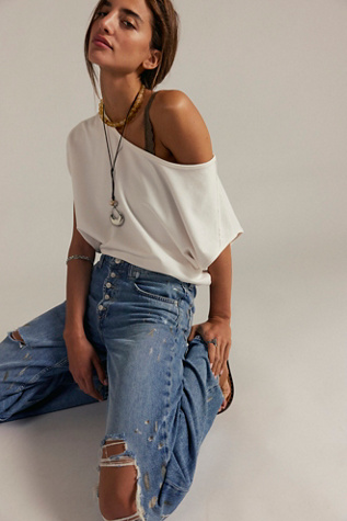 We The Free Nia Boyfriend Jeans at Free People in Saturday Night, Size: 25