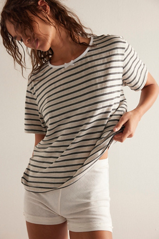 DONNI. The Jersey Bow Oversized Top