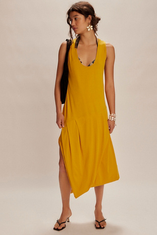 Monika Midi Dress by free-est at Free People in Mango Juice, Size: Small