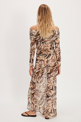 Nightcap Printed Off The Shoulder Set