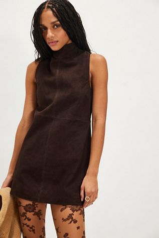 SER.O.YA Robe Mini en Suède Carina