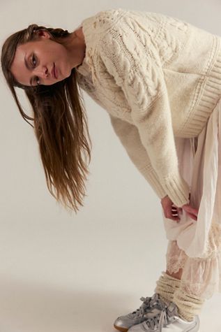 LoveShackFancy Sloanna Knit Sweater