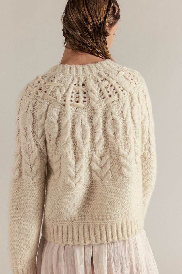 LoveShackFancy Sloanna Knit Sweater #1