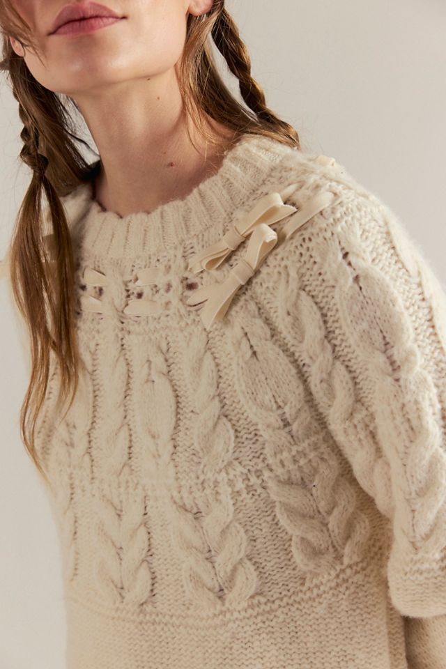 LoveShackFancy Sloanna Knit Sweater #3