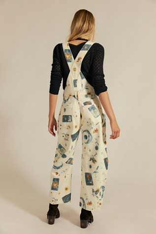 We The Free Good Luck Printed Overalls - thumbnail 7
