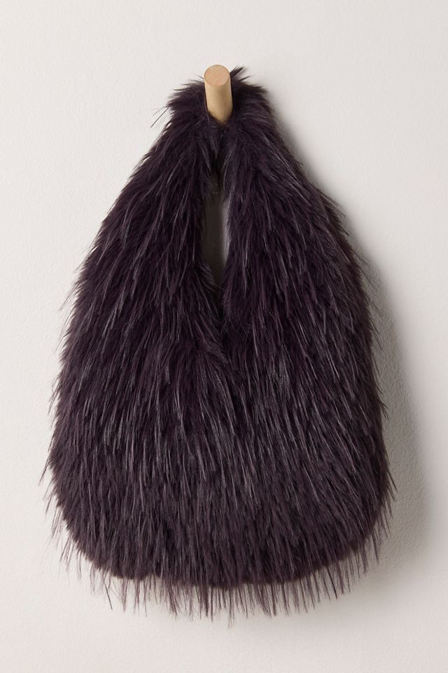 APPARIS Colette Fringe Fur Bag #1