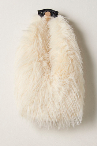 Женская сумка APPARIS Colette Fringe Fur, цвет: Слоновая кость — фото 2