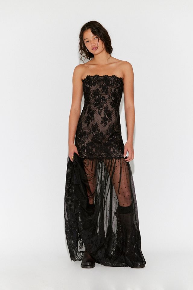 Retrofete Vespera Lace Maxi Dress #3