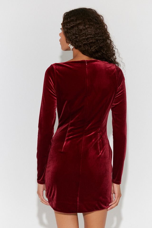 Retrofete Kadala Velvet Mini Dress #1