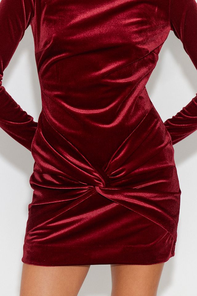 Retrofete Kadala Velvet Mini Dress #2