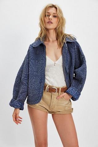 Veste matelassée Gracie par Free People en Blue, pour femme taille: XS