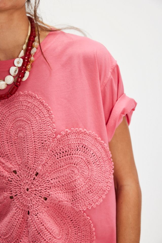 The Tales Crochet Flower Tee