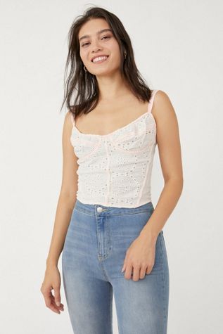 Pop Of Color Corset Cami