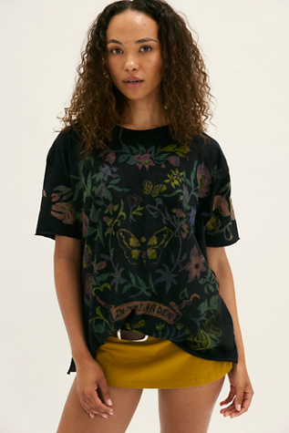 Secret Garden Tee by Free People in Black, Size: M
