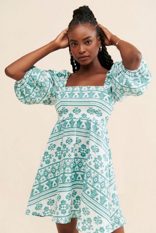 KIVARI Iman Blouson Sleeve Dress