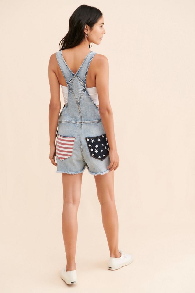 Driftwood American Flag Shortalls #1