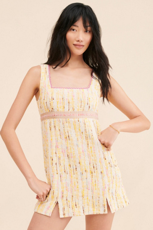 Anna Sui Panama Tweed Mini Dress