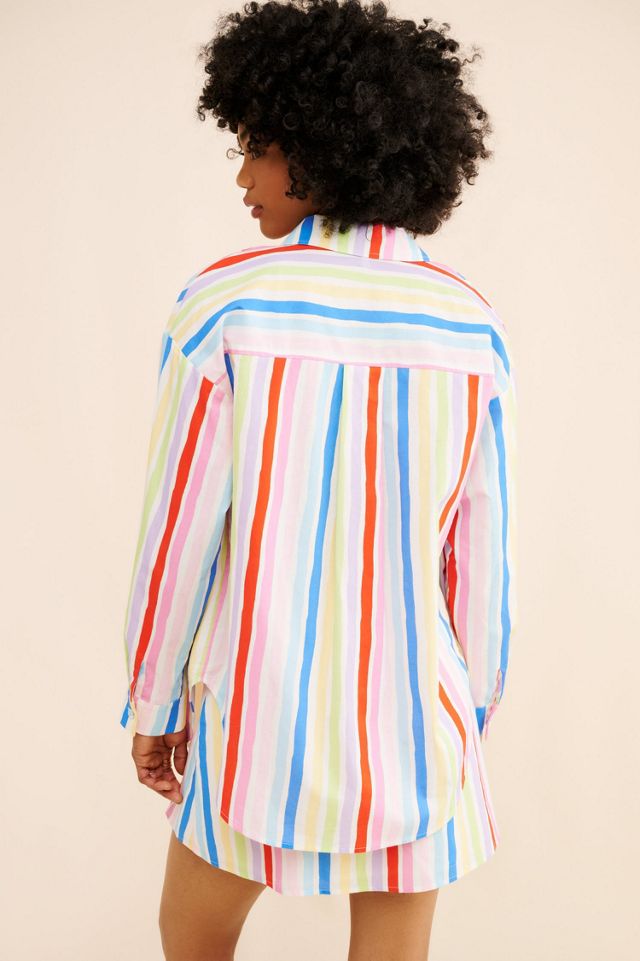Olivia Rubin Arin Striped Buttondown Shirt #1