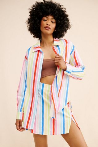 Olivia Rubin Arin Striped Buttondown Shirt