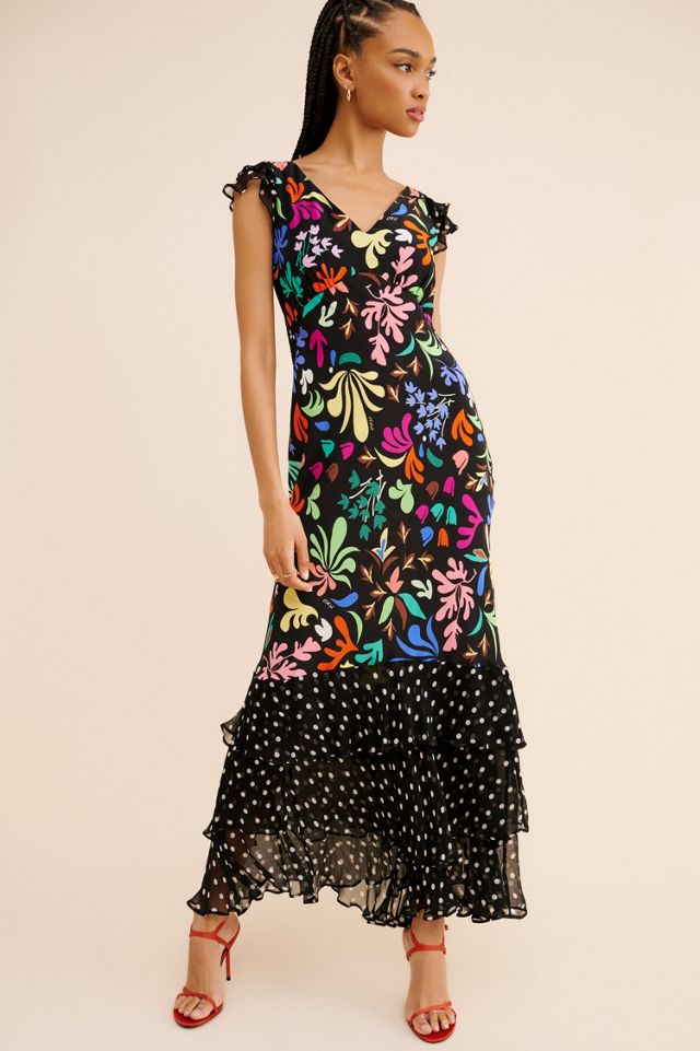 RIXO Silk Ossy Maxi Dress #2