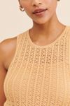 Ronny Kobo Pleated Knit Midi Dres