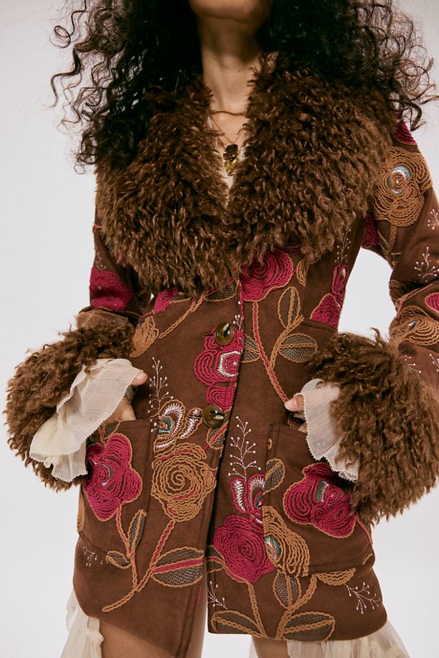 Anna Sui Faux Fur Trim Jacket #2