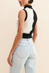 Another Girl Flaming Hearts Sweater Vest