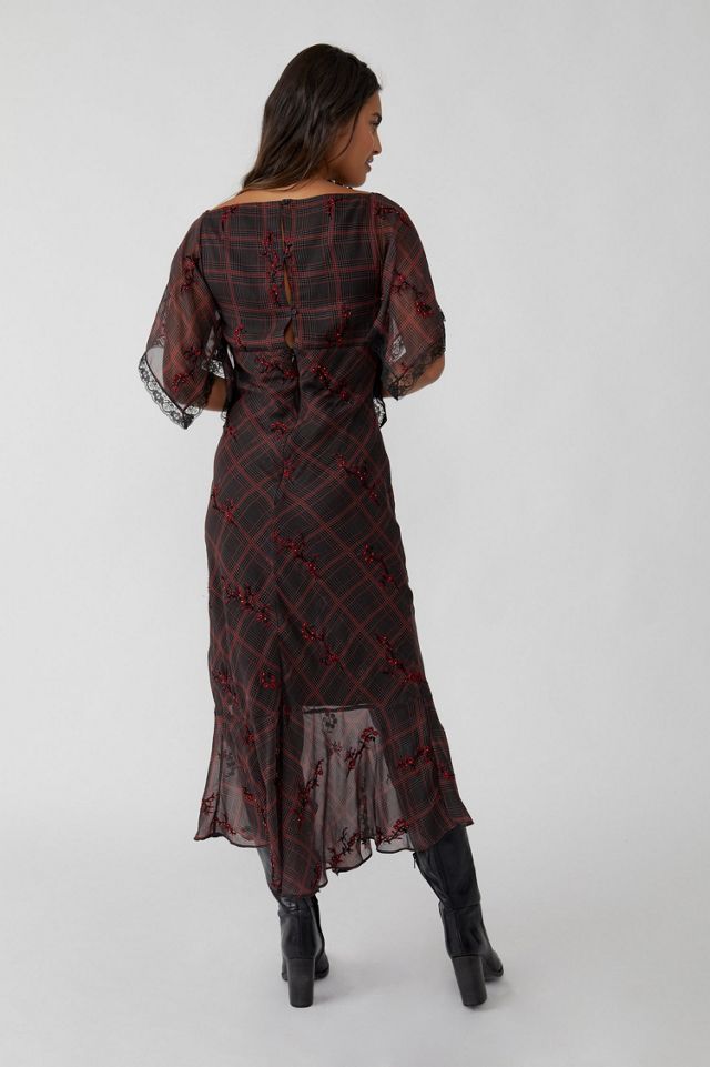 Fallen Flowers Midi Dress #1