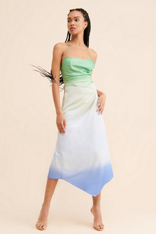 Significant Other Melody Square-Neck Slip Dress