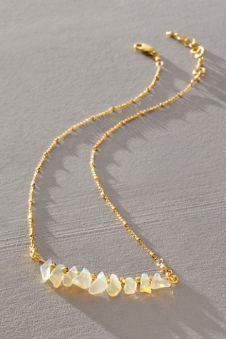 Robindira Australian Opal Necklace by Robindira Unsworth at Free People