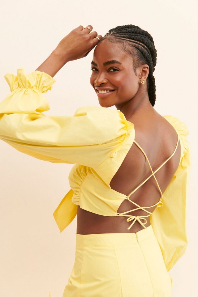 Allina Liu Sunshine Sol Crop Top #1