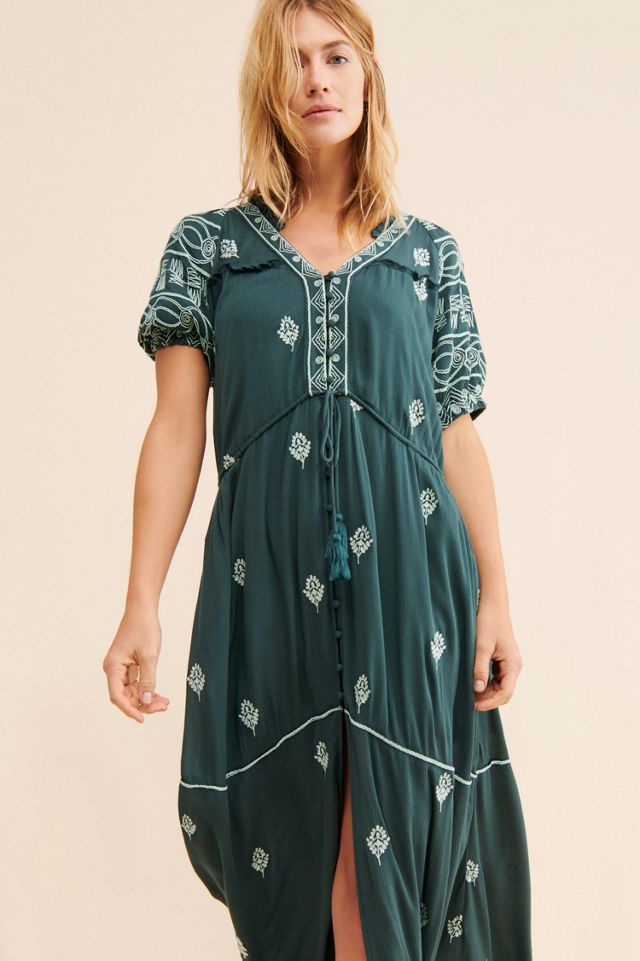 Riley Embroidered Maxi Dress #2