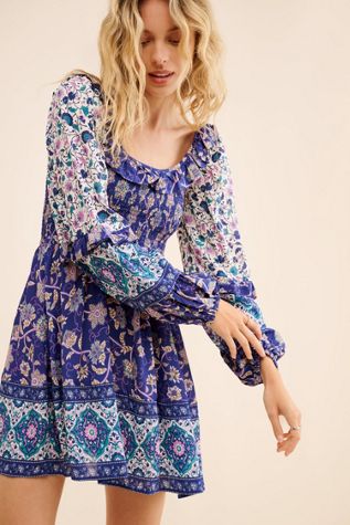 Nuuly X Spell Clairvoyant Mini Dress