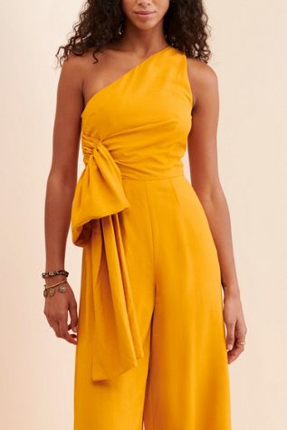 C/Meo Collective Show Them the Shoulder Jumpsuit