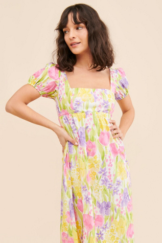 Show Me Your Mumu Smitten Floral Midi Dress