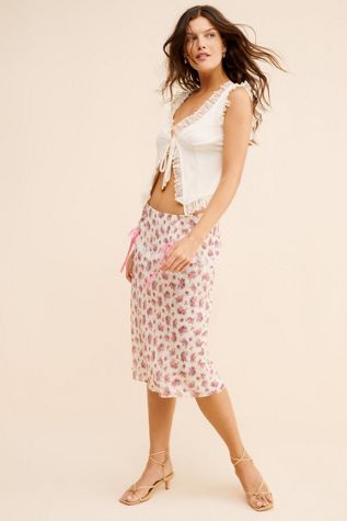 For Love & Lemons Etienne Midi Skirt