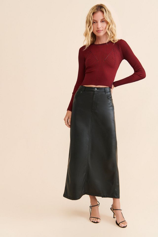 Nuuly x Find Me Now Audrey Knit Crop Top #3