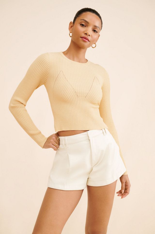 Nuuly x Find Me Now Audrey Knit Crop Top #3