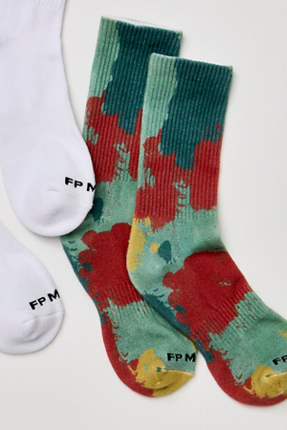 Trail Away Sock Pack by FP Movement at Free People, Green Combo