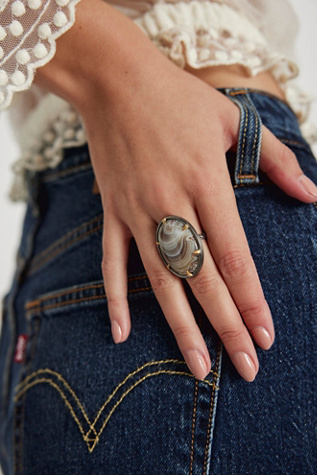 Bague Robindira en agate du Botswana