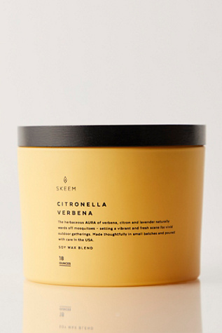 Skeem Aura Triple Wick Candle by Skeem Design at Free People in Citronella Verbena