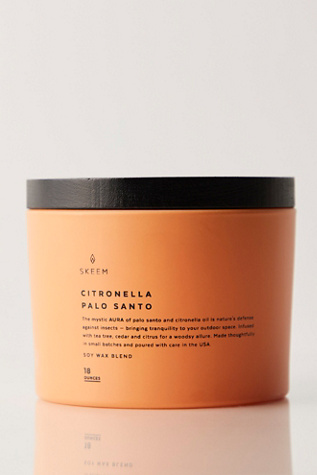 Skeem Aura Triple Wick Candle by Skeem Design at Free People in Citronella Palo Santo