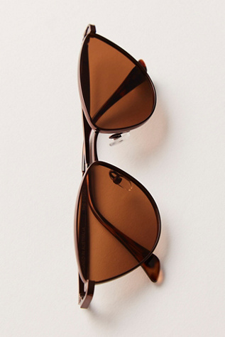 Banbe Sydney Sunglasses at Free People in Brown