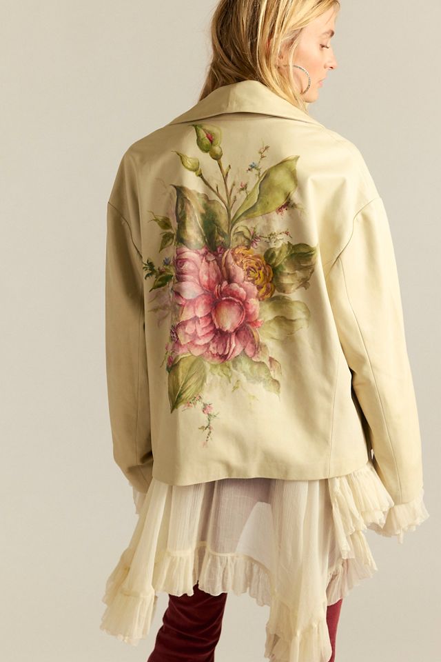 Nigel Preston Roses Leather Jacket #1