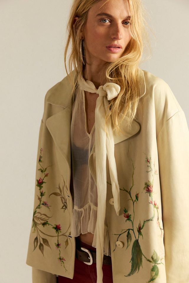 Nigel Preston Roses Leather Jacket #3