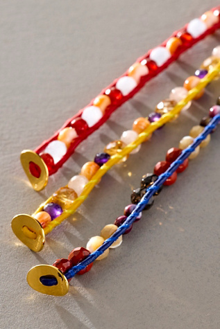 Chan Luu Stone Bracelet at Free People in Blue