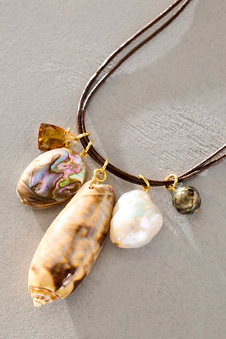 Chan Luu Shell Cluster Necklace