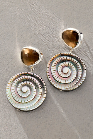 Chan Luu Spiral Shell Earrings